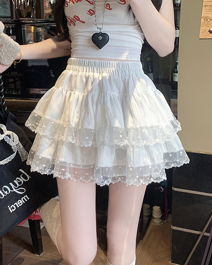 Women's Patchwork Cake Hot Girl Short Skirt