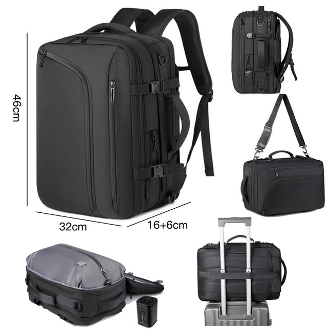 Vacuum Compression Backpack Simple Large Capacity