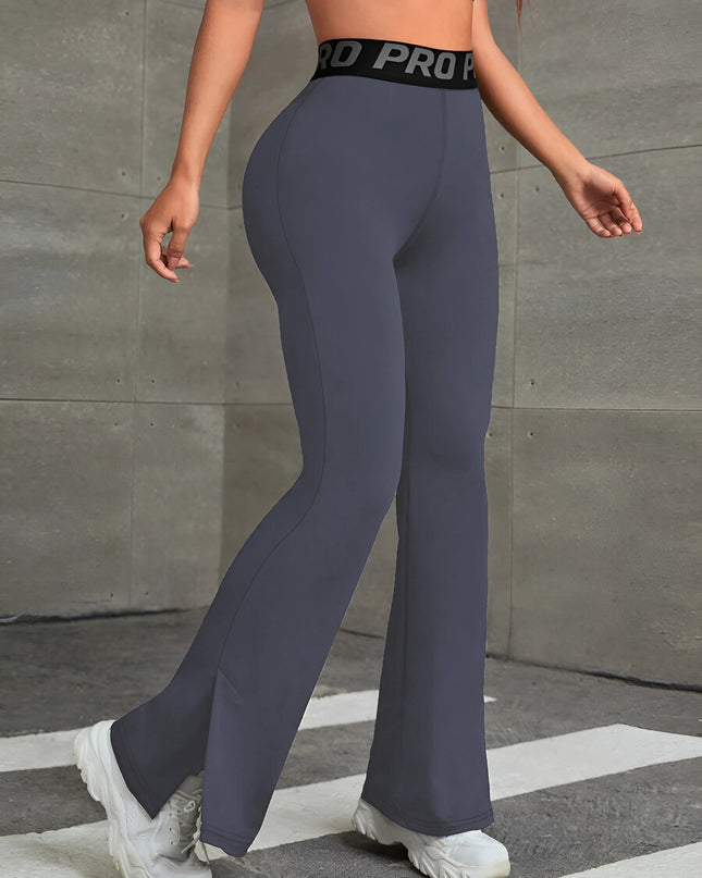 High Waist Flared Hip Raise Slimming Belly Contracting Wide Leg Pants