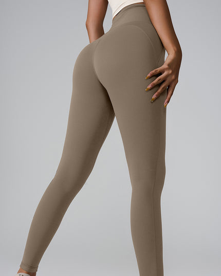 New Sports Trousers Pocket High Waist Seamless Nude Feel Yoga Pants