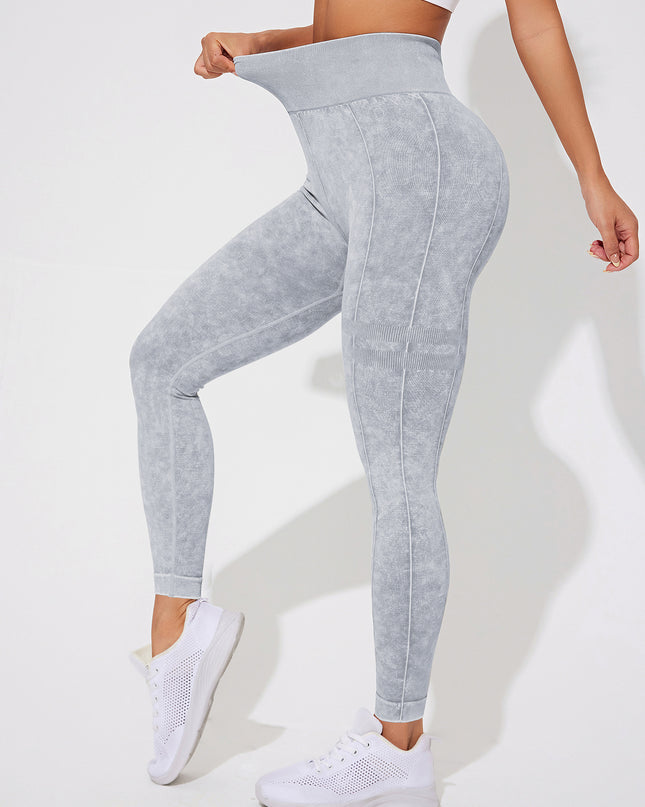 Seamless Yoga High Waist Belly Contracting Sports Tights