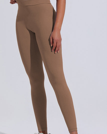 Women's Solid Color High Waist Hip Lift Outdoor Sports Seamless Yoga Pants