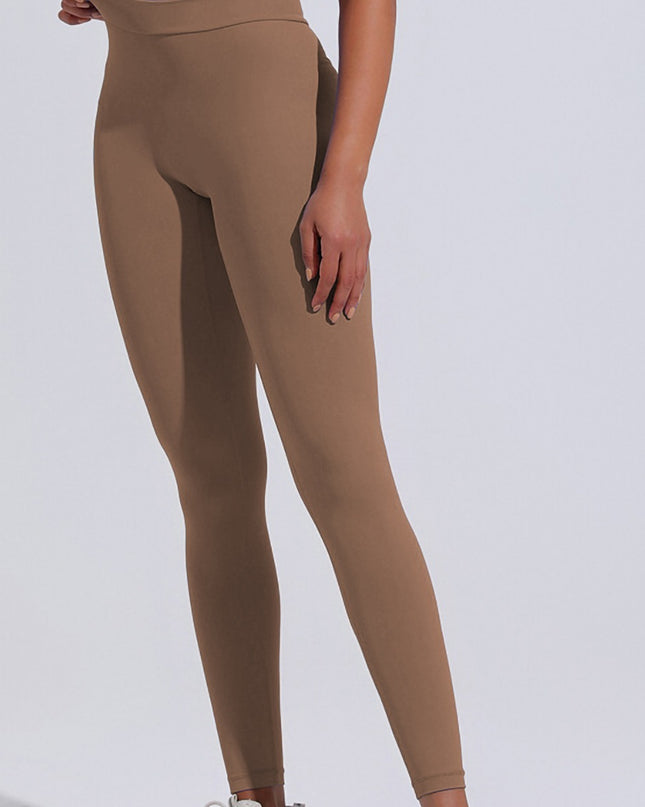 Women's Solid Color High Waist Hip Lift Outdoor Sports Seamless Yoga Pants
