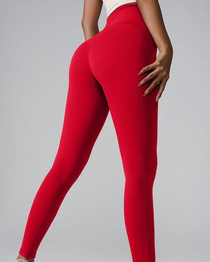 New Sports Trousers Pocket High Waist Seamless Nude Feel Yoga Pants