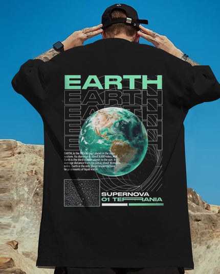 T-shirt For Men 3d Celestial Planet