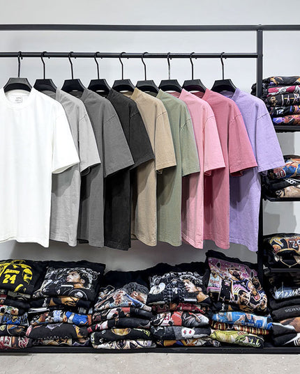 Men's Fashion Personality Retro Loose Casual T-shirt