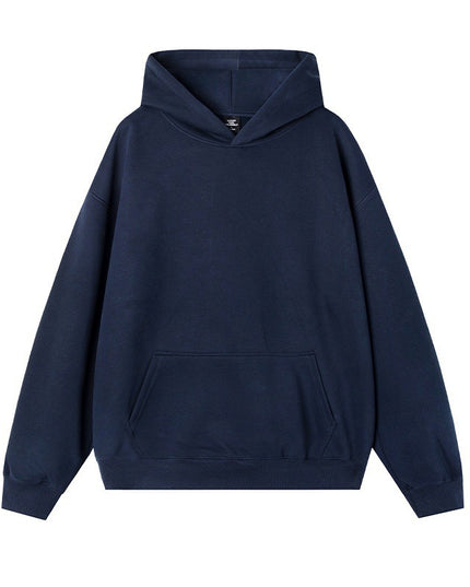 Thermal Head Cover Solid Color Hoodie Fleece-lined Thickened