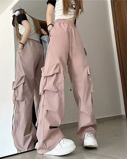 High Waist Retro Quick-drying Overalls For Women