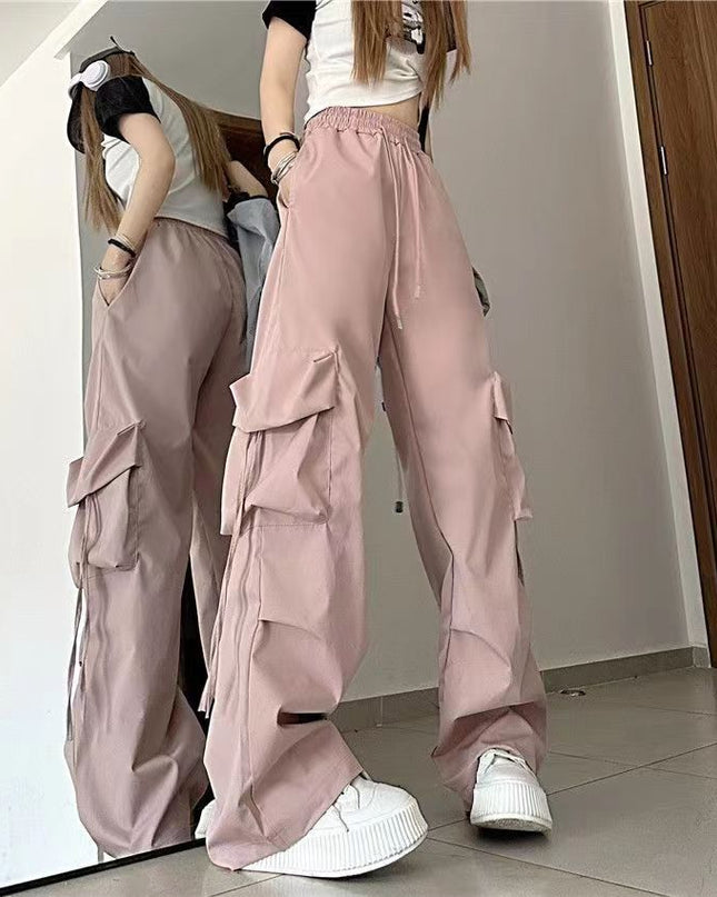 High Waist Retro Quick-drying Overalls For Women