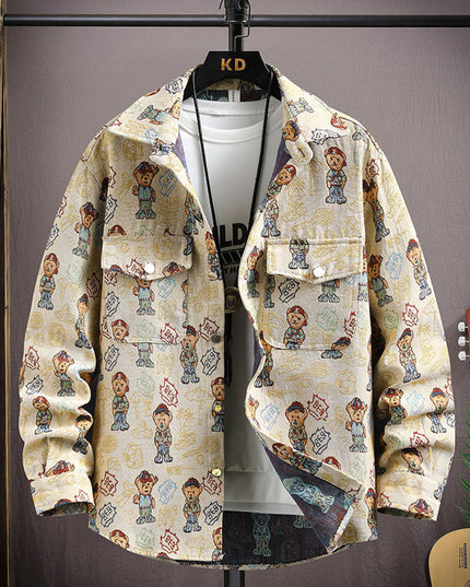 Personality Casual Lapel Shirt Coat