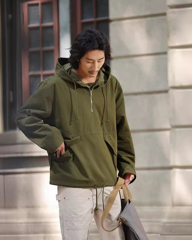 Hooded Camouflage Jacket Outdoor Parka Trench Coat