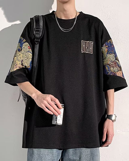 New Chinese Style Design National Style Short Sleeve T-shirt Men