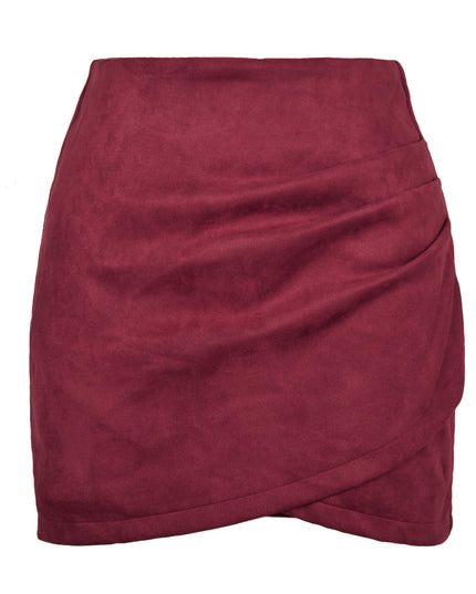Solid Color Sheath Skirt Autumn And Winter Irregular Women's Clothing