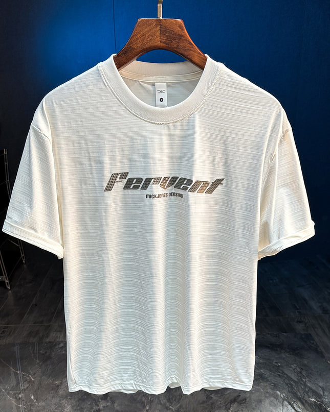 Men's Ice Silk Cool Quick-drying Thin Loose Short Sleeve