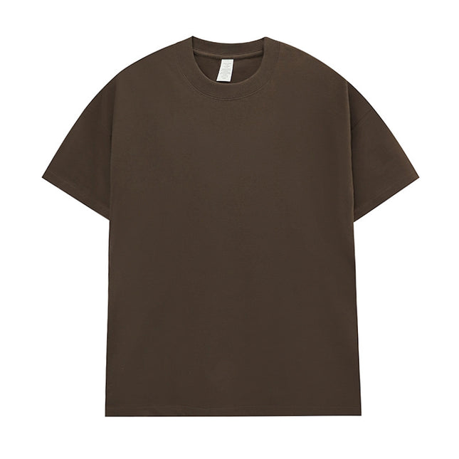 Men's Cotton Seamless Round Neck Short-sleeved T-shirt