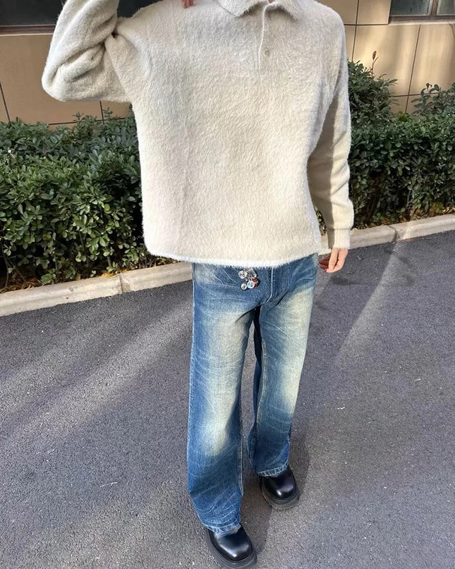 Men's Soft And Skin-friendly Knitted Sweater