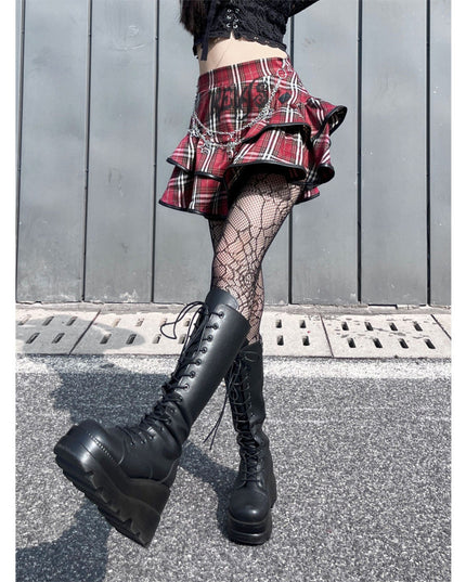 Y2g Niche Cake High Waist A- Line Skirt