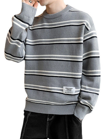 Fashionable Round Neck Sweater For Men Autumn And Winter