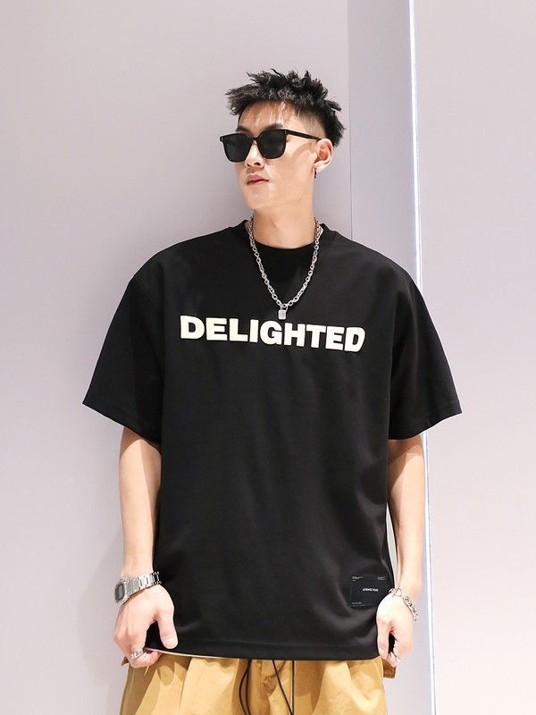 Versatile Half Sleeve T-shirt Casual Couple Short Sleeve Top