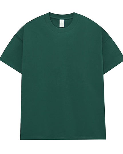 Men's Cotton Seamless Round Neck Short-sleeved T-shirt