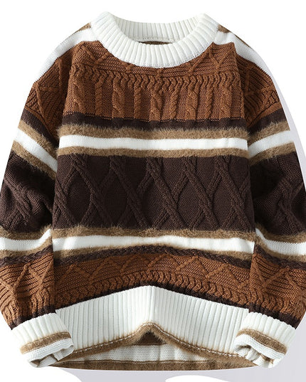 Round Neck Men's Casual Sweater