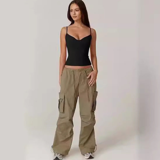 Camisole Cropped T-shirt Vest Women's Milk Silk Top