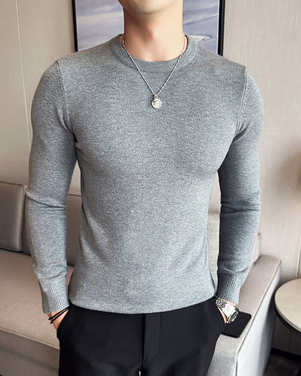 Modal Anti-Pilling Round Neck Sweater For Men