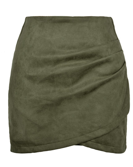 Solid Color Sheath Skirt Autumn And Winter Irregular Women's Clothing