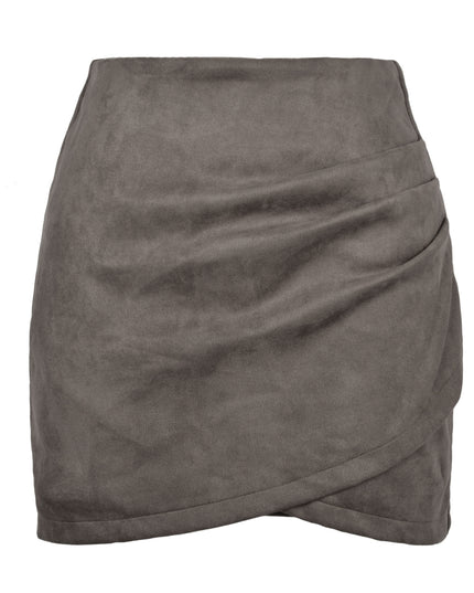 Solid Color Sheath Skirt Autumn And Winter Irregular Women's Clothing