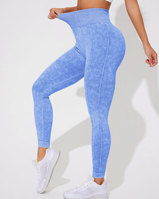 Seamless Yoga High Waist Belly Contracting Sports Tights