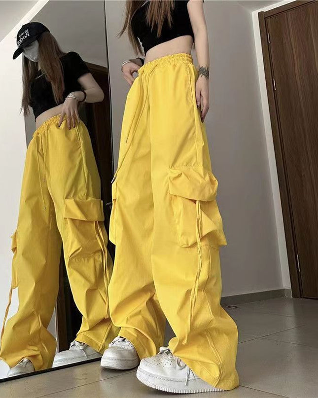 High Waist Retro Quick-drying Overalls For Women