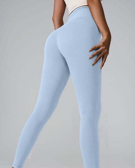 New Sports Trousers Pocket High Waist Seamless Nude Feel Yoga Pants