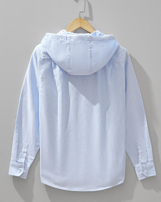 Men's Fashion Handsome Long Sleeve Shirt Shirt Coat