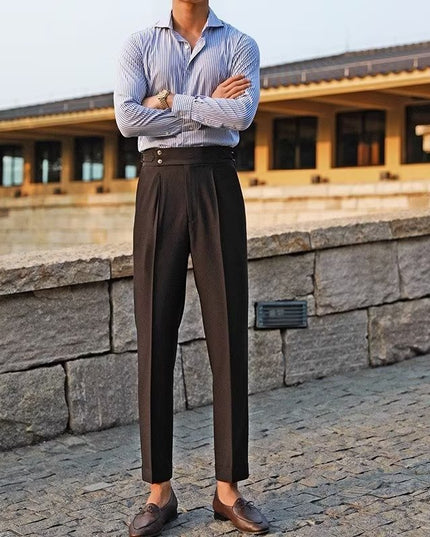 Summer Lightly Mature High-grade Slim Fit Suit Pants