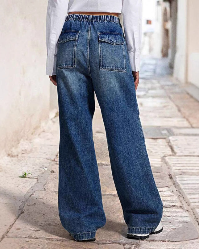 European And American Loose Jeans For Women
