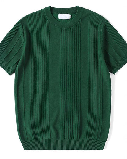 Short-sleeved T-shirt Thin Ice Silk Half Sleeve Sweater