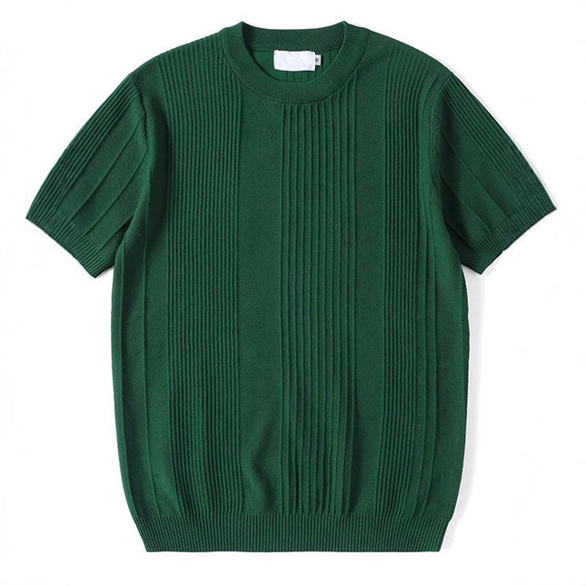 Short-sleeved T-shirt Thin Ice Silk Half Sleeve Sweater