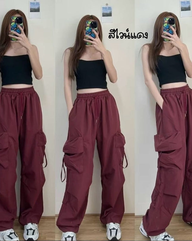High Waist Retro Quick-drying Overalls For Women