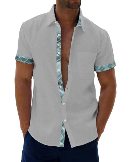 Men's Simple Casual Loose Shirt