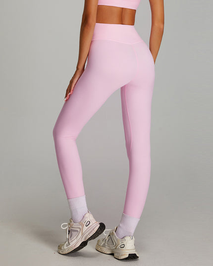 Nude Feel High Waist Fitness Pants Women's Quick-drying Outer Wear Tight Sports Pants