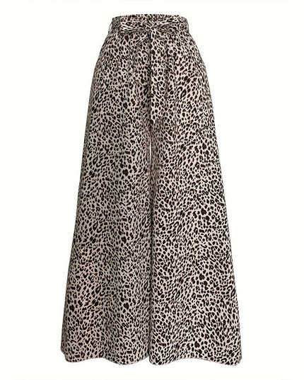 Stretch Slim Women Belt Bow Trousers
