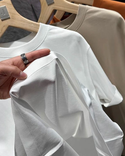 Luxury Quick-drying Hooded Simple Men's Short Sleeve