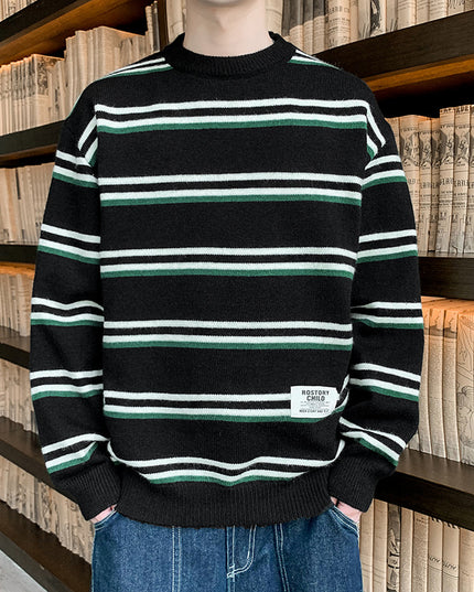 Fashionable Round Neck Sweater For Men Autumn And Winter