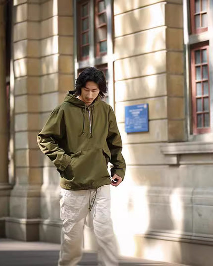 Hooded Camouflage Jacket Outdoor Parka Trench Coat
