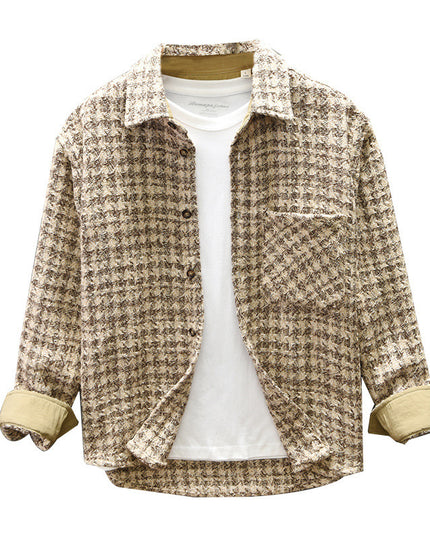 Men's Retro Casual Long-sleeved Shirt