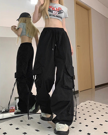 High Waist Retro Quick-drying Overalls For Women