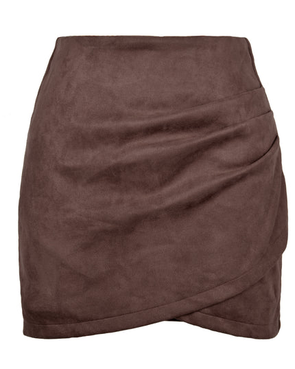 Solid Color Sheath Skirt Autumn And Winter Irregular Women's Clothing