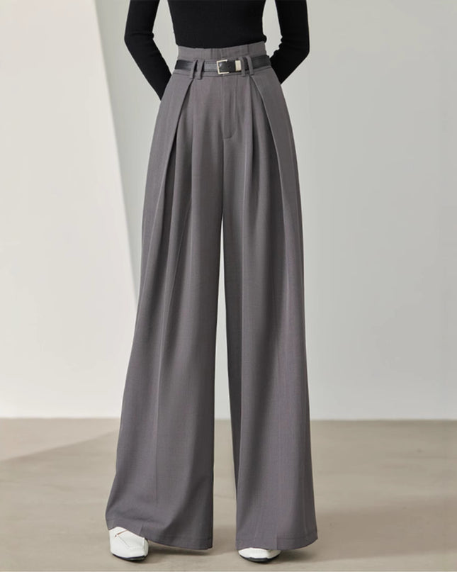 Loose Trousers Wide Leg Women's High Waist Bud-shaped Pants