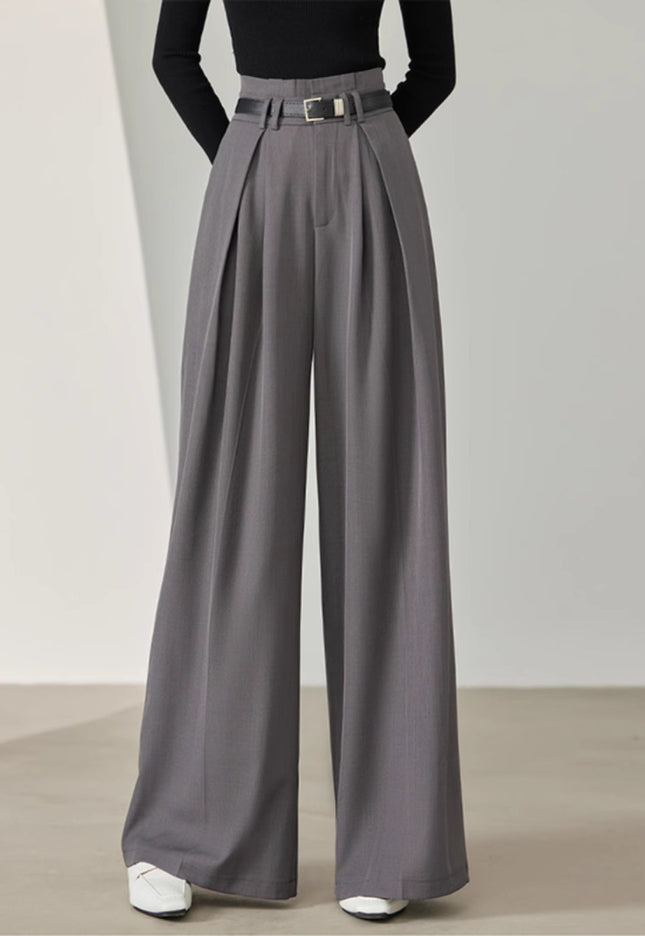 Loose Trousers Wide Leg Women's High Waist Bud-shaped Pants