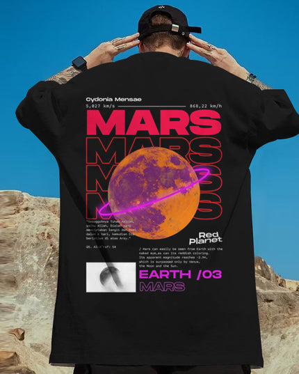 T-shirt For Men 3d Celestial Planet